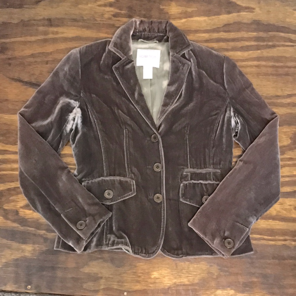 Votre Nom - Velvet Blazer - Bronze - size 6